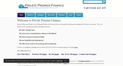 Desktop Screenshot of privatepremierfinance.co.uk
